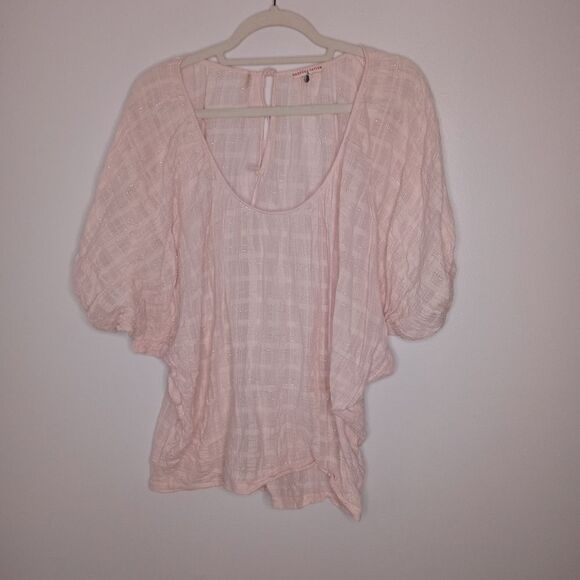 Rebecca Taylor blouse in light pink size 8 - Picture 1 of 6